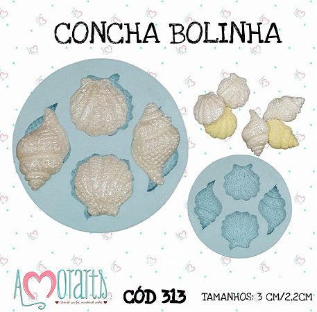 Molde Concha Bolinha--CÓD 313