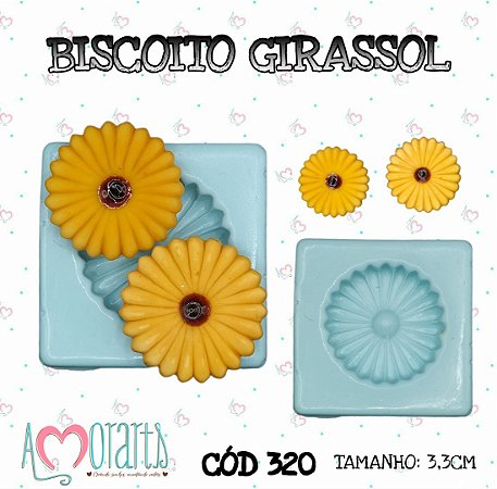 Molde Biscoito Girassol--CÓD 320