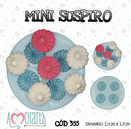 Molde de Silicone Mini Suspiro--CÓD 355