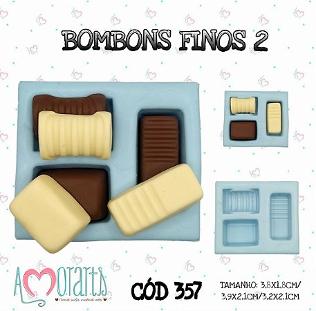 Molde Bombons Finos 2--CÓD 357