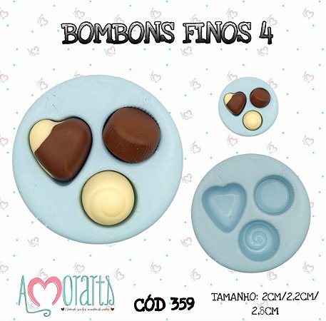 Molde Bombons Finos 4--CÓD 359