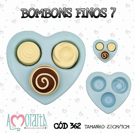 Molde Bombons Finos 7--CÓD 362