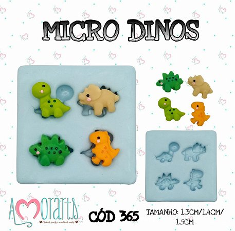 Molde Micro Dinos--CÓD 365