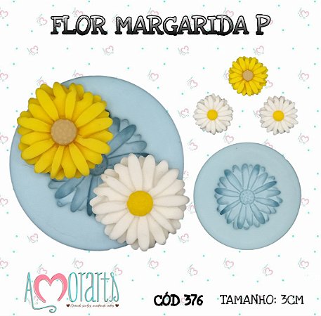 Molde Flor Margarida P--CÓD 376