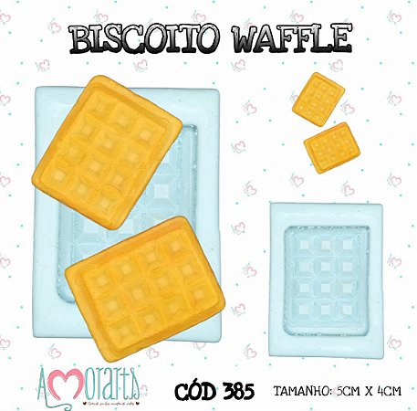 Molde Biscoito Waffle -- CÓD 385