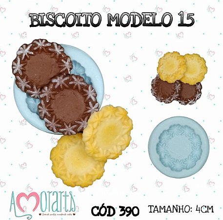 Molde Biscoito Modelo 15-- CÓD 390