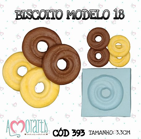 Molde Biscoito Modelo 18--CÓD 393