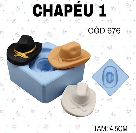 Molde Chapéu 1--CÓD 676