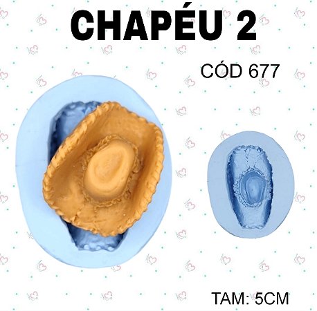 Molde Chapéu 2--CÓD 677