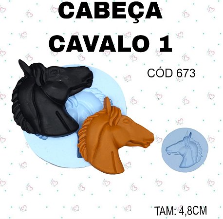 Molde Cabeça Cavalo 1 --CÓD 673