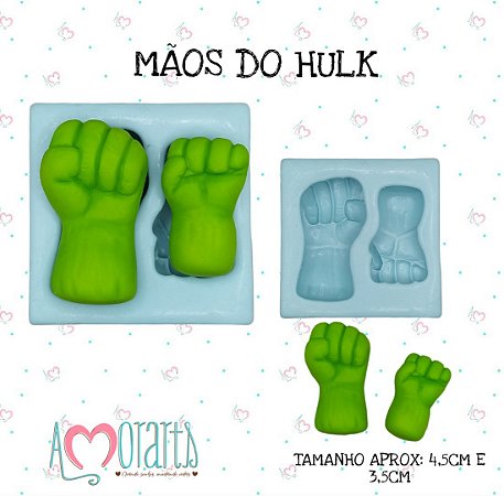 Molde Mãos do Hulk