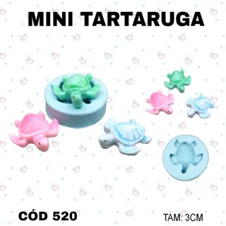 Molde de Silicone Mini Tartaruga --CÓD 520