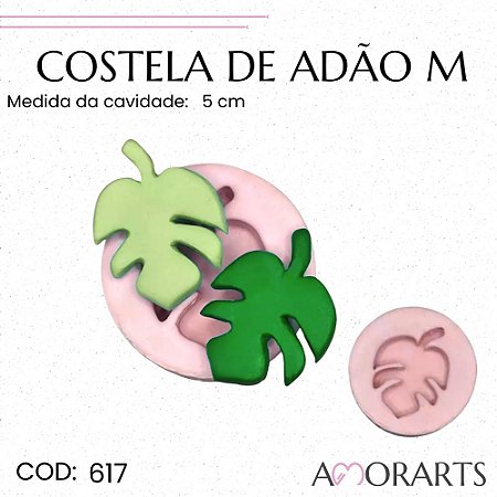 Molde de Silicone Costela de Adão M--CÓD 617