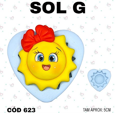Molde de Silicone Sol G--CÓD 623