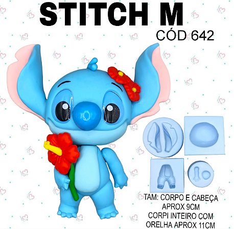 Molde de silicone Stitch M--CÓD 642