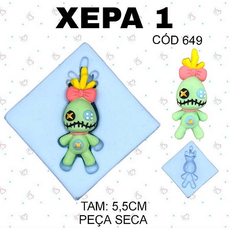 Molde de silicone Xepa 1--CÓD 649