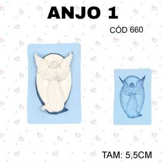 Molde de silicone Anjo 1--CÓD 660