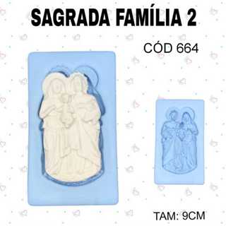 Molde de silicone Sagrada Família 2--CÓD 664