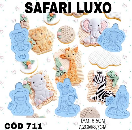 Molde de silicone Safari Luxo--CÓD 711