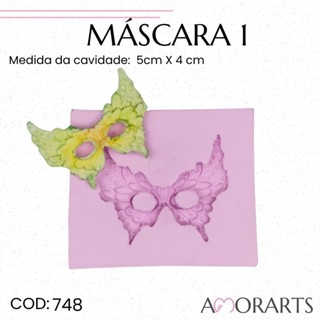 Molde de silicone Máscara 1--CÓD 748