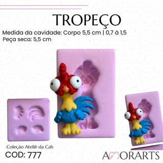 Molde de silicone Tropeço--CÓD 777