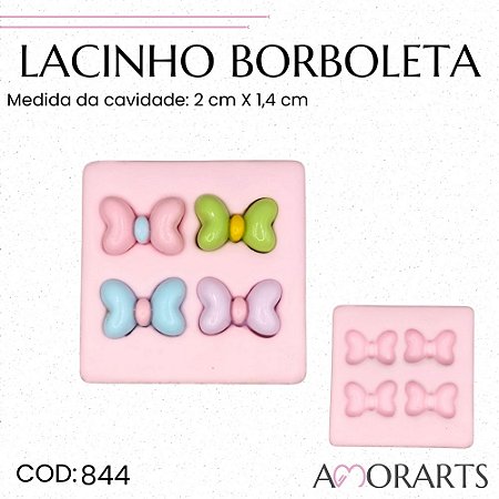 Molde de silicone Lacinho Borboleta-- CÓD 844