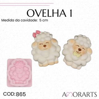 Molde de silicone Ovelha 1--CÓD 865