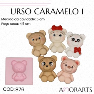 Molde de silicone Urso Caramelo 1--CÓD 876