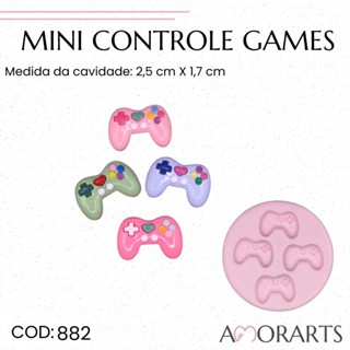 Molde de silicone Mini Controle Games--CÓD 882