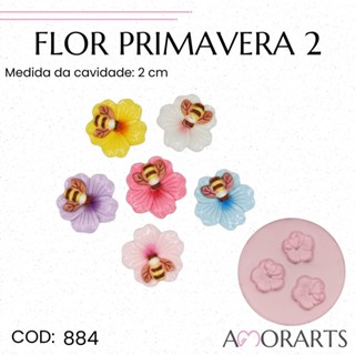 Molde de silicone Flor Primavera 2--CÓD 884