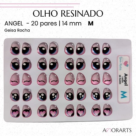Olho resinado GR Angel M --20 Pares