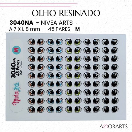 Olho resinado NA 3040 M --45 Pares
