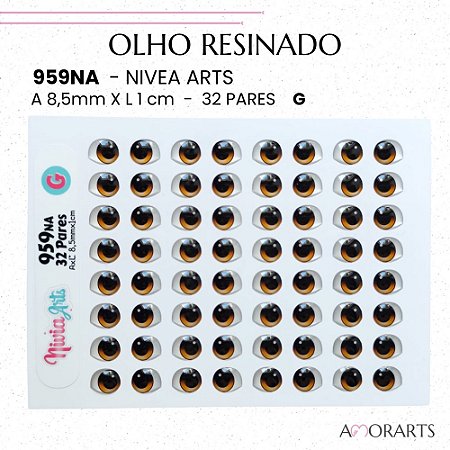 Olho resinado NA 959 G --32 Pares