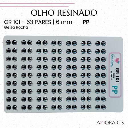 Olho resinado GR 101 PP --63 ParesTAM