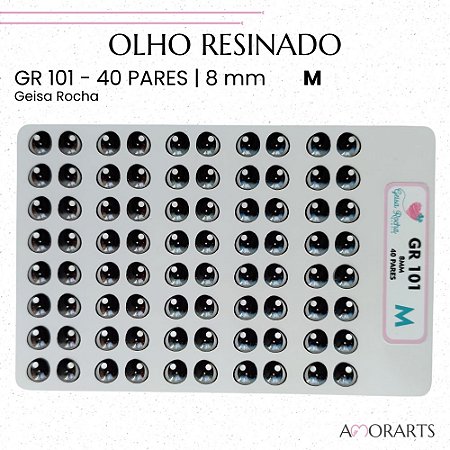 Olho resinado GR 101 M -- 40 Pares