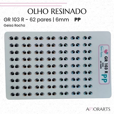 Olho resinado GR 103 PP --63 Pares