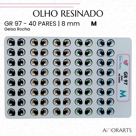 Olho resinado GR 97 M -- 40Pares