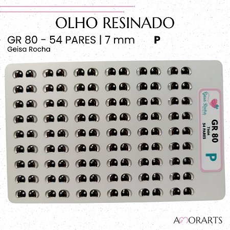 Olho resinado GR 80 P -- 54Pares
