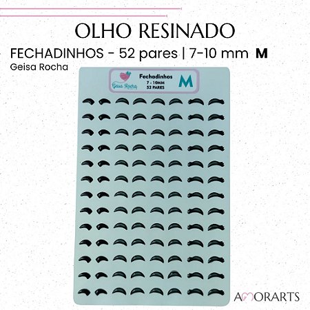Olho resinado GR Fechadinhos M--52 Pares