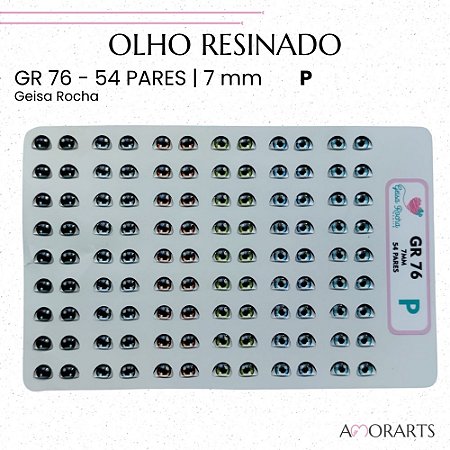 Olho resinado GR 76 P -- 54 Pares