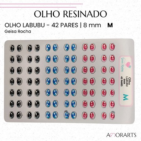 Olho resinado GR Labubu M -- 42 Pares