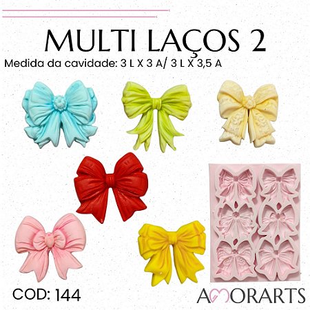 Molde de silicone Multi Laços 2--CÓD 144