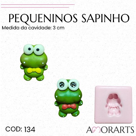 Molde de silicone Pequeninos Sapinho --CÓD 134