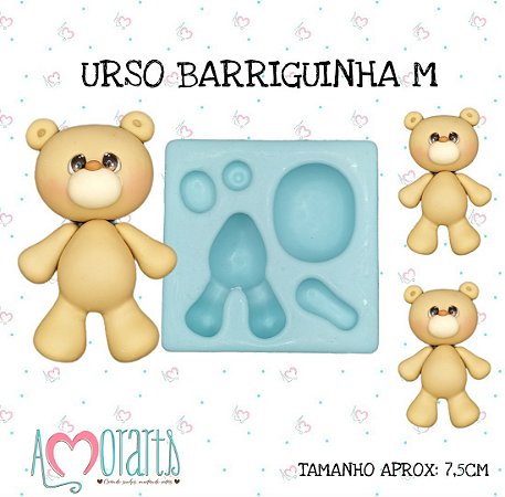 Molde Urso Barriguinha M--CÓD 64