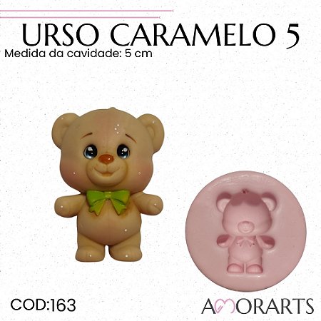 Molde de silicone Urso Caramelo 5 --CÓD 163