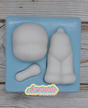 Molde Coleção Boneco em Pé G