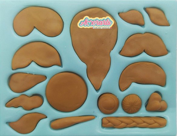 Molde Cabelos para Apliques