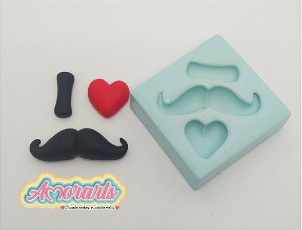 Molde Eu amo Bigode--CÓD 212