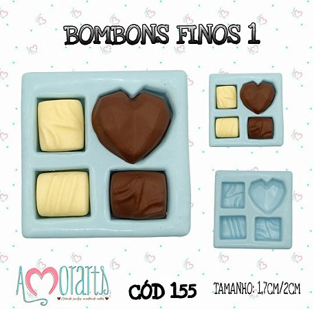 Molde Bombons Finos 1-- CÓD 155
