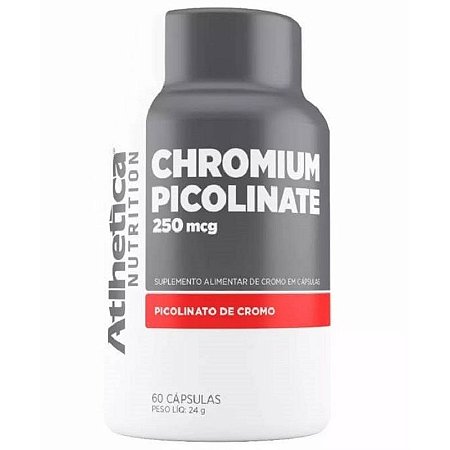 Chromium Picolinate 250mcg (60 caps) Atlhetica Nutrition